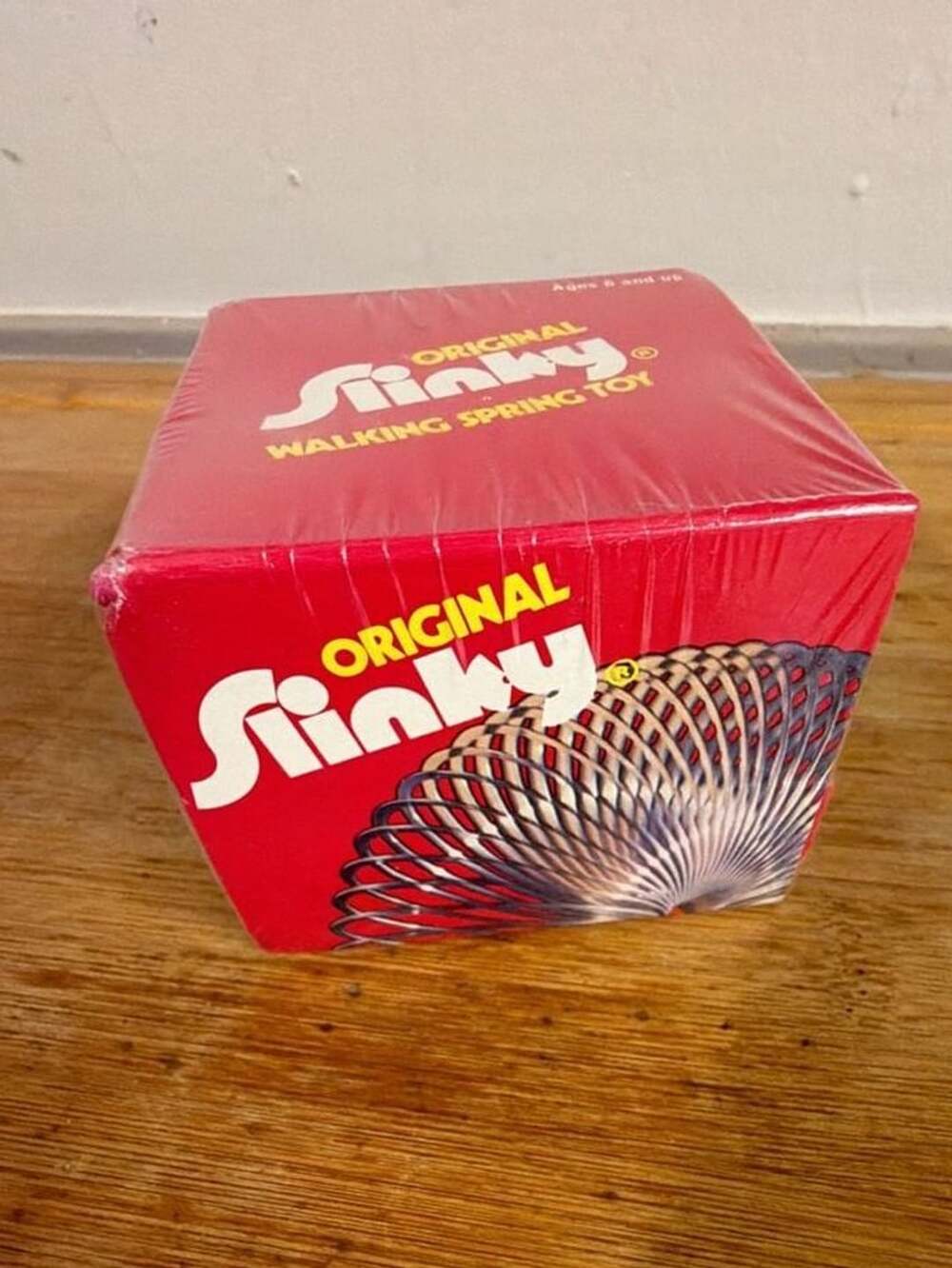 Vintage sealed never open 1990’s Slinky Original Walking Spring Toy Metal Retro